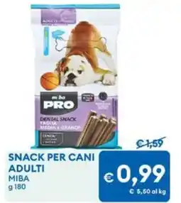 MD Discount Snack per cani adulti Miba offerta