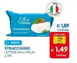 MD Discount Stracchino lettere dall'italia offerta