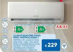 MD Discount Akai climatizzatore fisso MOD. MISTRAL1226K-J offerta