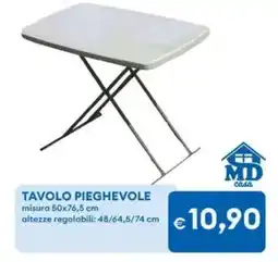 MD Discount Md casa tavolo pieghevole offerta