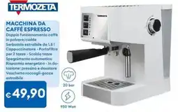 MD Discount Termozeta macchina da caffé espresso offerta