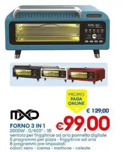 MD Discount Mxd forno 3 in 1 offerta