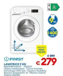 MD Discount Lavatrice BWE91497XWVIT - INDESIT offerta