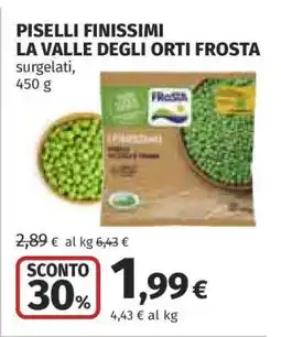Coop Piselli Finissimi La Valle degli Orti Frosta offerta