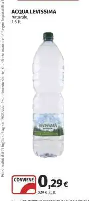 Coop ACQUA LEVISSIMA offerta