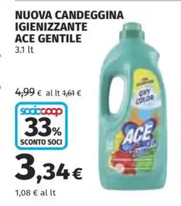 Coop NUOVA CANDEGGINA IGIENIZZANTE ACE GENTILE offerta