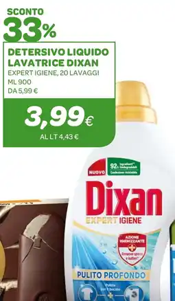 Ekom Detersivo liquido lavatrice Dixan offerta