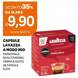 Ekom Capsule Lavazza a modo mio passionale offerta