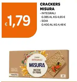 Ekom Crackers Integrali Misura offerta