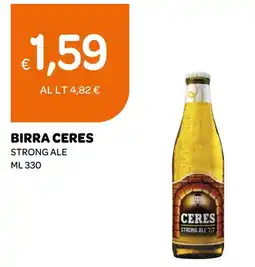 Ekom BIRRA CERES STRONG ALE offerta