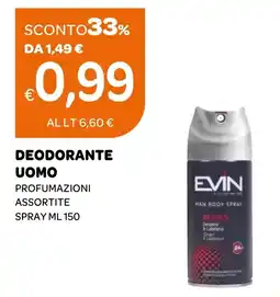 Ekom Evin Man Body Spray Mars offerta