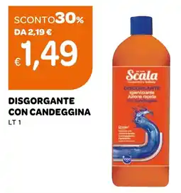 Ekom Disgorgante con candeggina Scala offerta