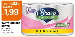 Ekom Carta igienica Bravo decorata e profumata offerta