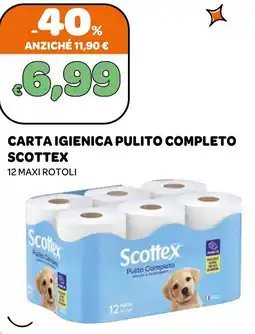 Ekom Carta igienica pulito completo Scottex offerta