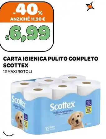 Ekom Carta igienica pulito completo Scottex offerta