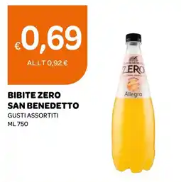 Ekom Bibite Zero San Benedetto offerta