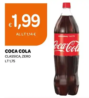 Ekom Coca Cola Classica, Zero offerta