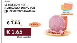 Prezzemolo e Vitale Mortadella Sogno con Pistacchi 100% Italiana offerta