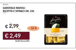 Prezzemolo e Vitale GAROFALO RAVIOLI RICOTTA E SPINACI offerta