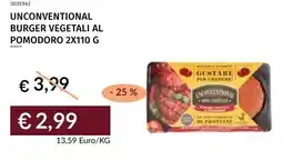 Prezzemolo e Vitale Unconventional Burger Vegetali al Pomodoro offerta