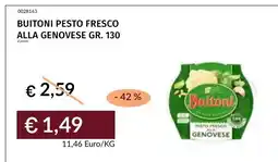 Prezzemolo e Vitale Buitoni Pesto Fresco alla Genovese offerta