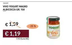 Prezzemolo e Vitale VIVO YOGURT MAGRO ALBICOCCA offerta