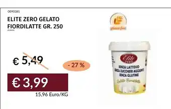 Prezzemolo e Vitale Elite Zero Gelato Fiordilatte offerta