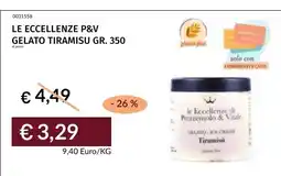 Prezzemolo e Vitale LE ECCELLENZE P&V GELATO TIRAMISU offerta