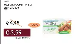 Prezzemolo e Vitale VALSOIA Polpettine di soia offerta