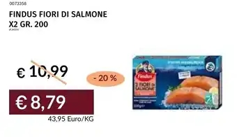 Prezzemolo e Vitale Findus Fiori di Salmone offerta