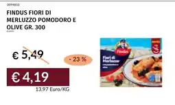 Prezzemolo e Vitale FINDUS FIORI DI MERLUZZO POMODORO E OLIVE offerta