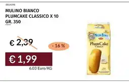 Prezzemolo e Vitale MULINO BIANCO PlumCake Classico offerta