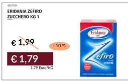 Prezzemolo e Vitale ERIDANIA ZEFIRO ZUCCHERO offerta