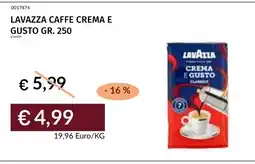 Prezzemolo e Vitale LAVAZZA CAFFE CREMA E GUSTO offerta