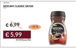 Prezzemolo e Vitale NESCAFE CLASSIC offerta