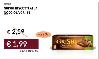 Prezzemolo e Vitale GRISBI BISCOTTI ALLA NOCCIOLA offerta
