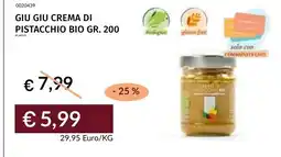 Prezzemolo e Vitale GIU GIU CREMA DI PISTACCHIO BIO offerta