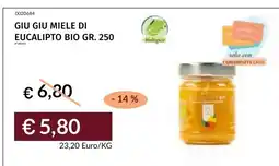 Prezzemolo e Vitale GIU GIU MIELE DI EUCALIPTO BIO offerta
