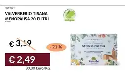 Prezzemolo e Vitale VALVERBEBIO TISANA MENOPAUSA offerta