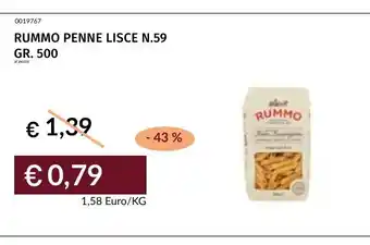 RUMMO PENNE LISCE N.59