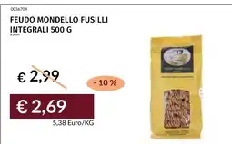 Prezzemolo e Vitale FEUDO MONDELLO FUSILLI INTEGRALI offerta