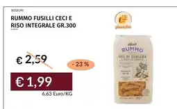 Prezzemolo e Vitale RUMMO FUSILLI CECI E RISO INTEGRALE offerta