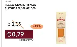 Prezzemolo e Vitale RUMMO SPAGHETTI ALLA CHITARRA offerta