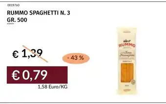 Prezzemolo e Vitale RUMMO SPAGHETTI N. 3 offerta