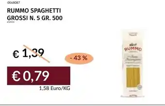 Prezzemolo e Vitale RUMMO SPAGHETTI GROSSI N. 5 offerta