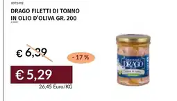 Prezzemolo e Vitale Drago filetti di tonno offerta