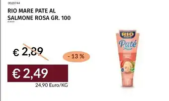 Prezzemolo e Vitale RIO MARE PATE AL SALMONE ROSA offerta