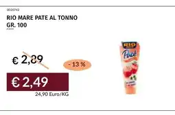 Prezzemolo e Vitale RIO MARE PATE AL TONNO offerta