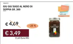 Prezzemolo e Vitale GIU GIU SUGO AL NERO DI SEPPIA offerta