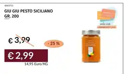 Prezzemolo e Vitale GIU GIU PESTO SICILIANO offerta